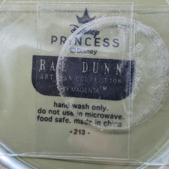 Rae Dunn Disney Little Mermaid Ariel topper mug NEW - Picture 6 of 6